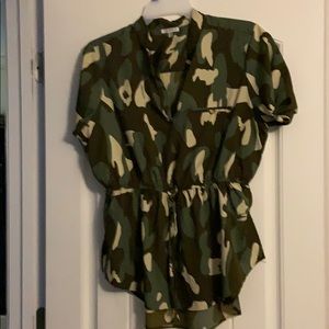 Camouflage blouse